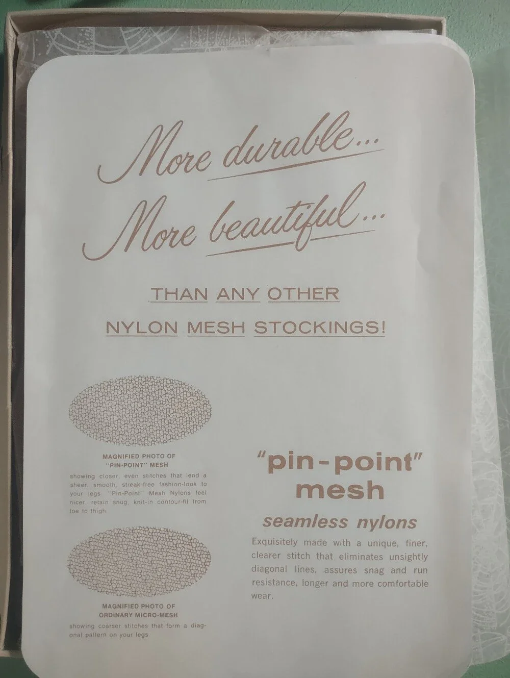 Lane Bryant Adapto Hosiery Ample Top Seamless Pink Sand 11 Long True Vintage